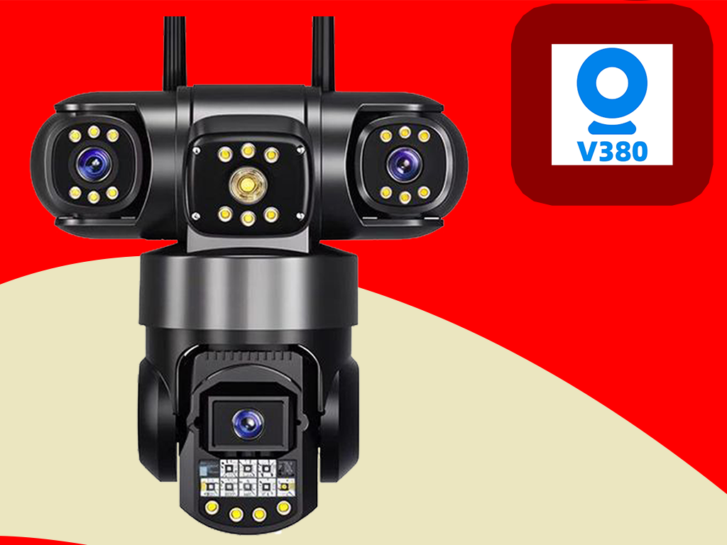 TRIPLE LENS Camera V380 Pro IP Camera Outdoor